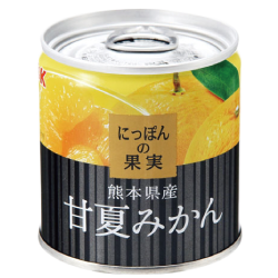 日本の果実 甘夏みかん缶詰
